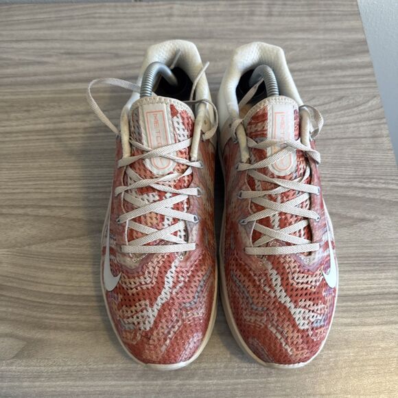 Nike Metcon 6 Shoes Womens Sz 11 Desert Sand White Athletic Trainers Sneakers - Picture 4 of 11